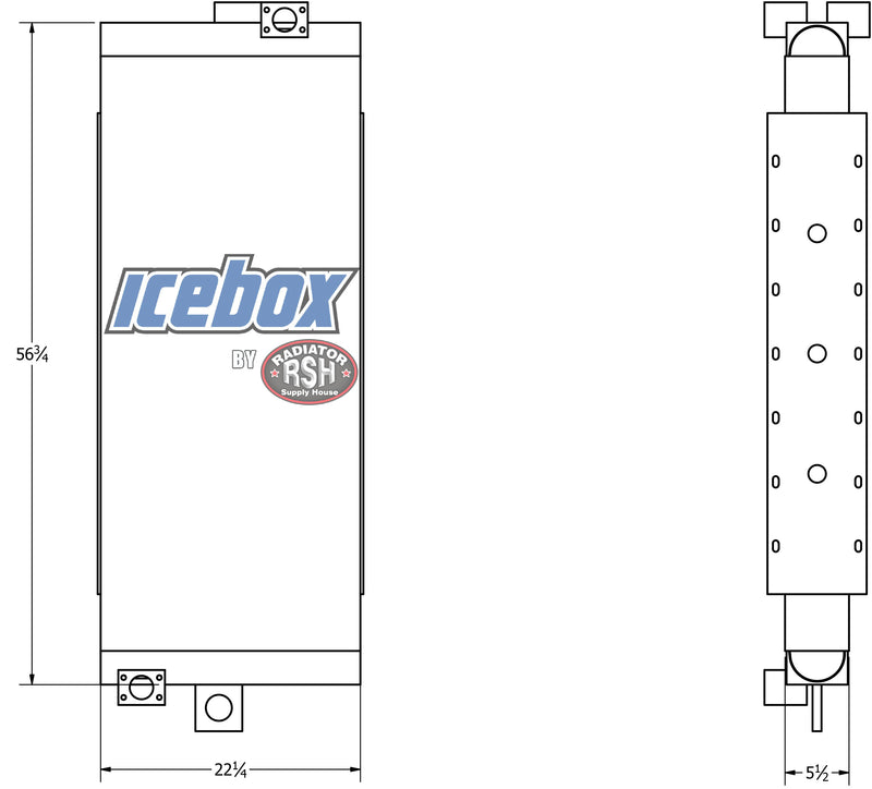 Load image into Gallery viewer, DrillTech Tampock Gator Oil Cooler # 890065
