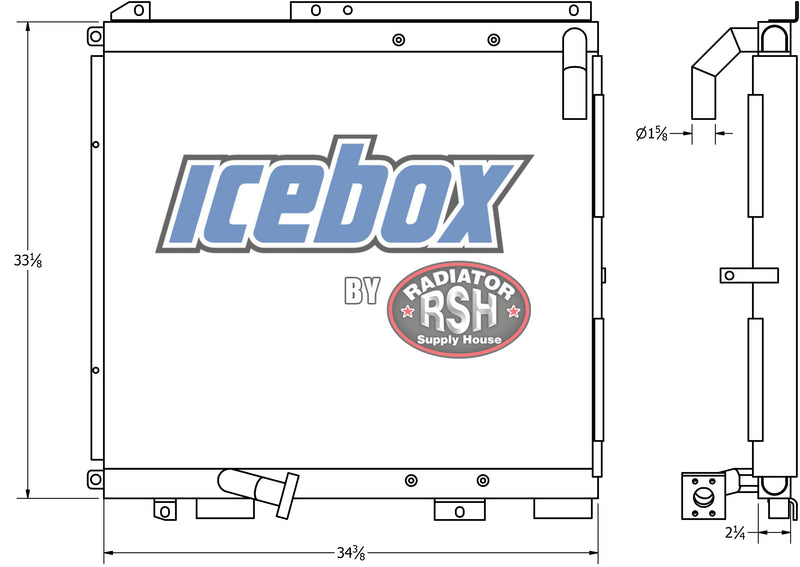 Load image into Gallery viewer, Linkbelt 2800 Oil Cooler # 890152
