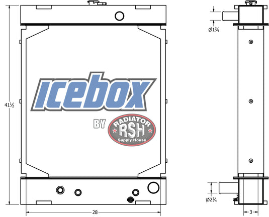 Hyundai 740-3 Radiator # 890188 – Radiator Supply House