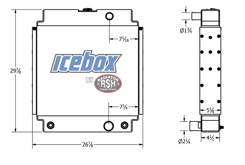 Skytrak 8042 Radiator # 890205 – Radiator Supply House Skytrak 8042 Radiator # 890205 – Radiator Supply House