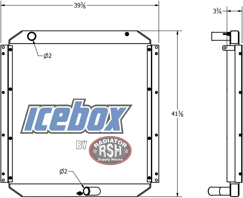 Load image into Gallery viewer, Volvo 210B Excavator Radiator # 890262
