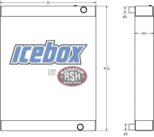 Volvo L120B, L120D Loader Radiator