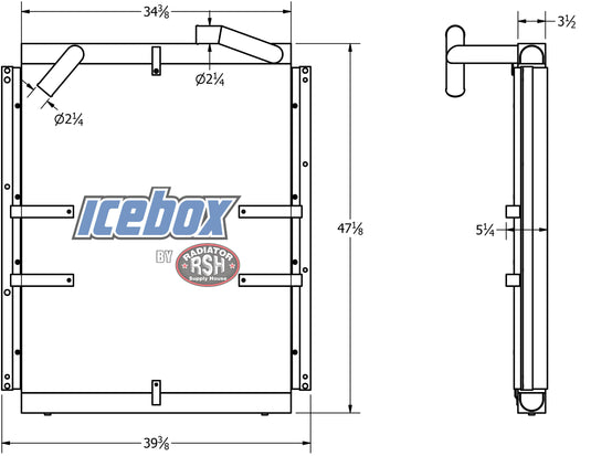 Halla HE360, Excavator Oil Cooler