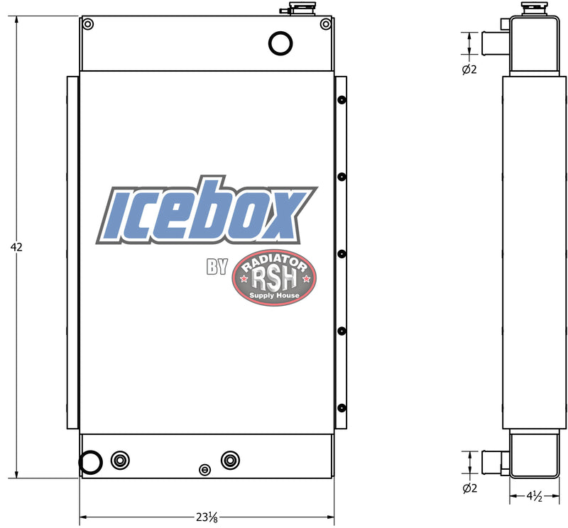 Load image into Gallery viewer, Getman LRD220 Radiator # 890442
