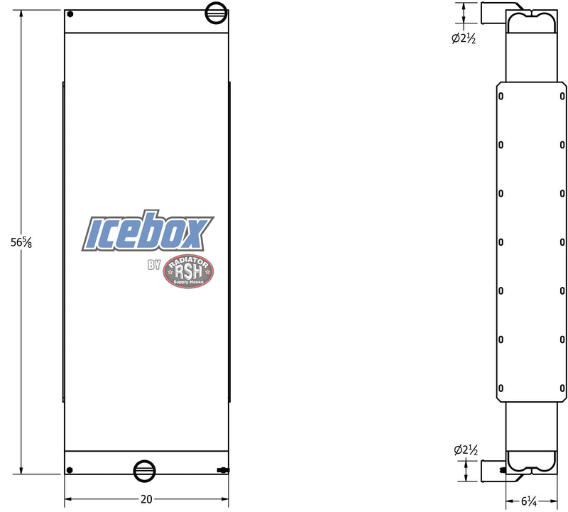 Load image into Gallery viewer, JCI 1150 Cone Crusher Radiator # 890557

