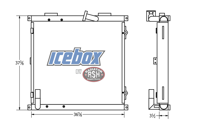 Load image into Gallery viewer, Case, Linkbelt 9050 Oil Cooler # 890894
