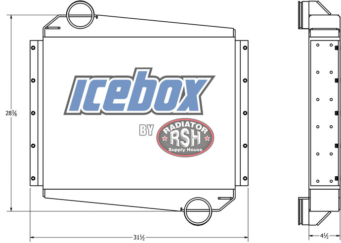 Volvo 845GSS Charge Air Cooler # 890919