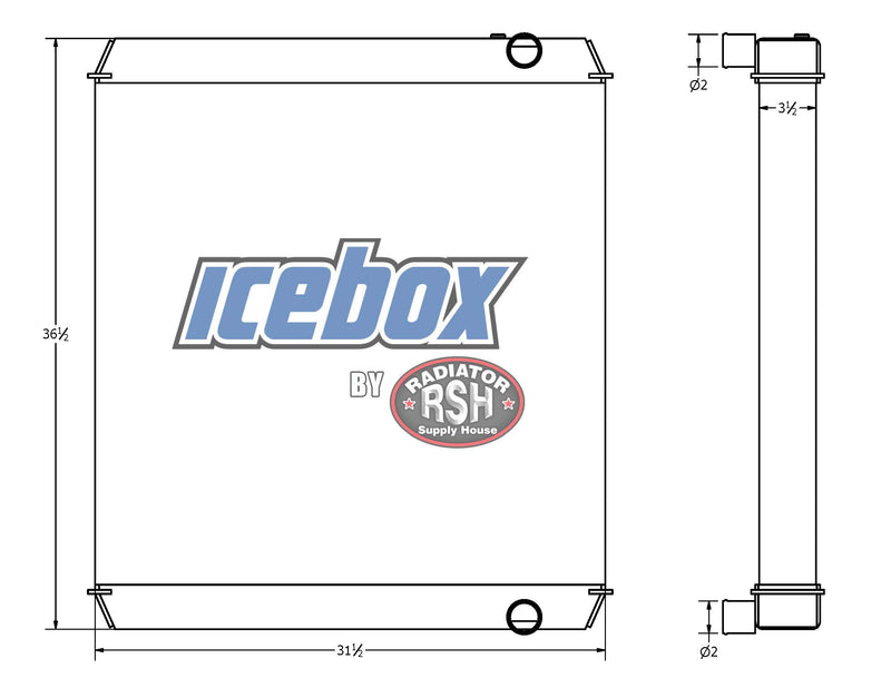 Load image into Gallery viewer, Volvo L90, L90B, L90C, L90D Radiator # 890922
