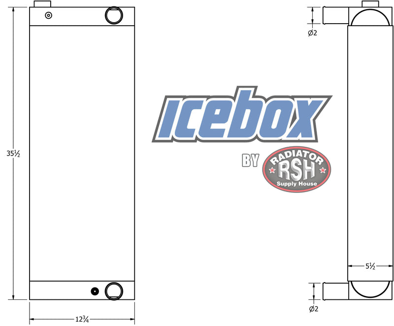 Load image into Gallery viewer, Volvo DD110B, DD120B, DD140B Radiator # 890923
