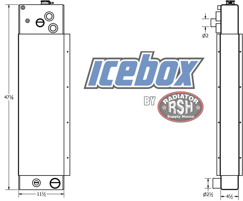Load image into Gallery viewer, Street Sweeper Radiator # 890931
