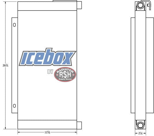 Universal Sweeper Oil Cooler