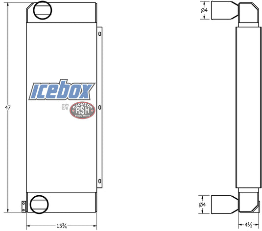 Kodiak Snow Plow Charge Air Cooler