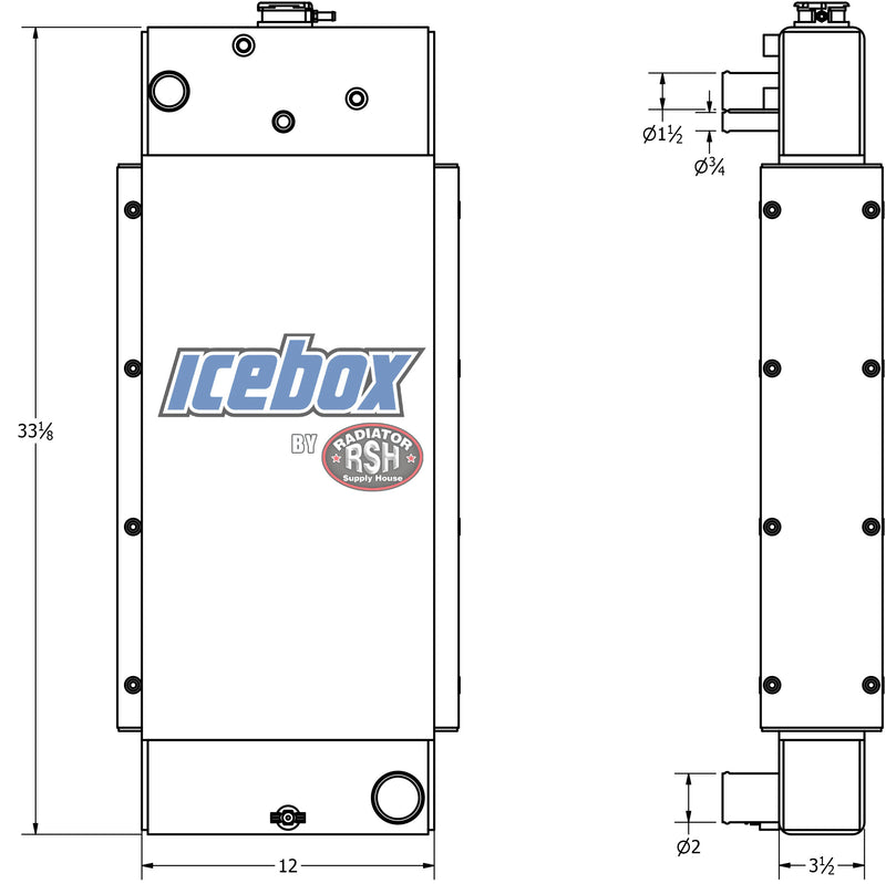 Load image into Gallery viewer, JMC Radiator # 890989
