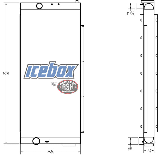 Peterson 4700, Tub Grinder Radiator