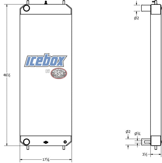 Kawasaki 70Z-7 Radiator