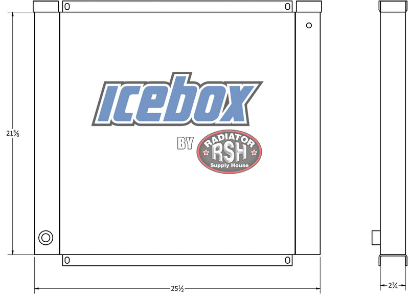 Load image into Gallery viewer, Western Fab Storage Bin Oil Cooler # 891031
