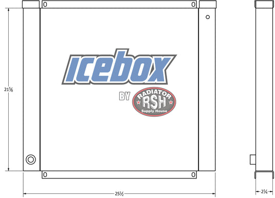 Western Fab Storage Bin Oil Cooler