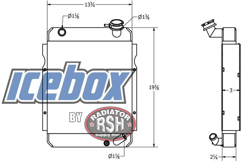 Load image into Gallery viewer, Takeuchi TB135 Radiator # 891074
