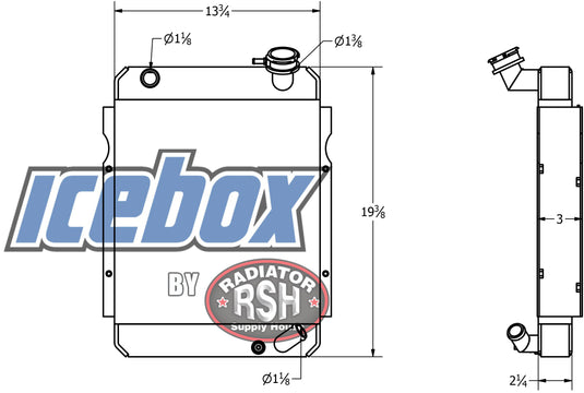 Takeuchi TB135 Radiator