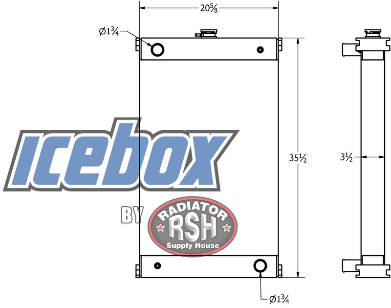 Load image into Gallery viewer, Kubota V3800 Radiator # 891078
