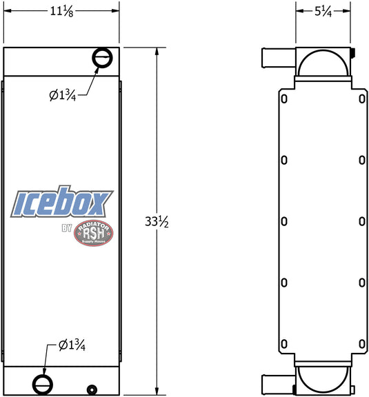Toro Trencher Radiator