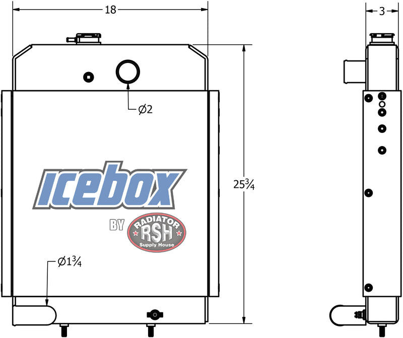 Load image into Gallery viewer, Elgin Crosswind, CR2149D Radiator # 891108

