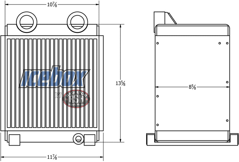 Load image into Gallery viewer, Deutz F6L912F, 913 Oil Cooler # 891115
