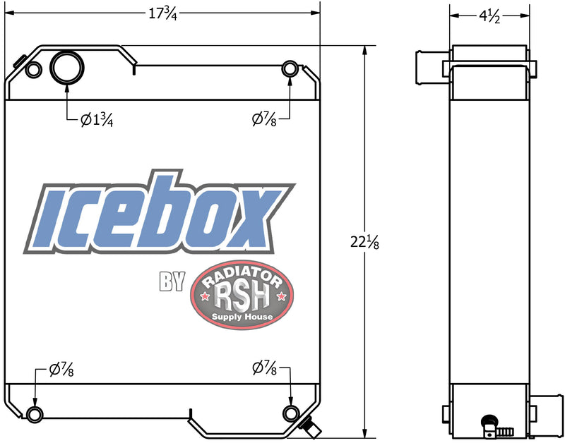 Load image into Gallery viewer, New Holland Tractor Radiator # 910018
