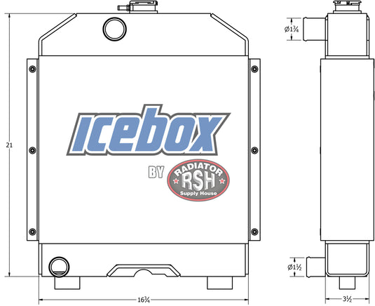 Ford / New Holland 4430 Radiator