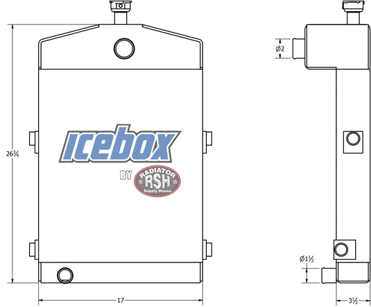 International TD340 Radiator