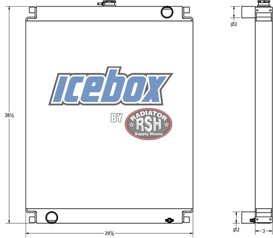 Kobelco SK210LC, SK200-6ES,SK235SR-1E Radiator