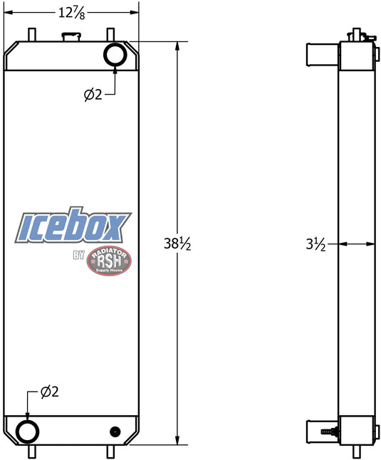 Kobelco SK125-3, SK125SR-3, SK135SR-3 Radiator
