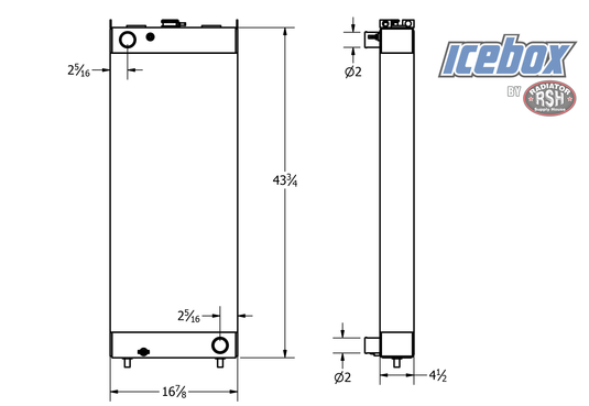 Komatsu PC228USLC-10 Radiator # 930275