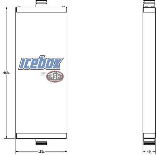 Komatsu HD325-8, HD405-8, HD325-8E0, Radiator Core