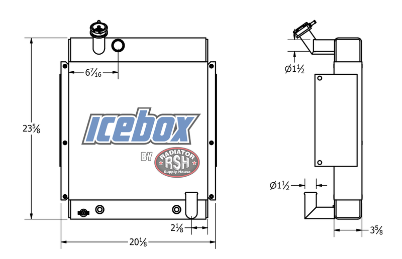 Load image into Gallery viewer, Hyster S150A Radiator # 940032
