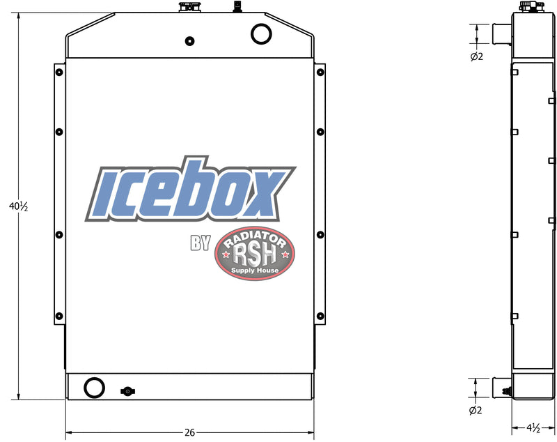 Load image into Gallery viewer, Gradall XI4100 Radiator # 940086
