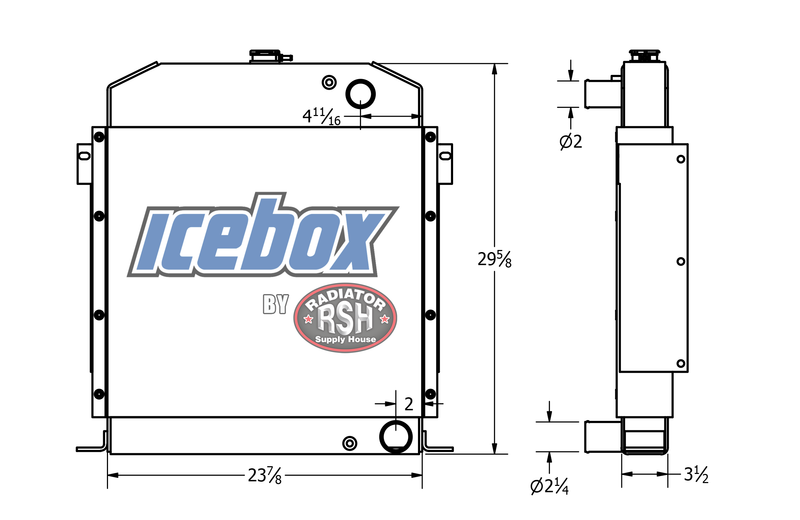 Load image into Gallery viewer, Gradall 534D10 Radiator # 940133
