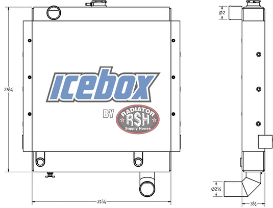 Hyster H180H Radiator