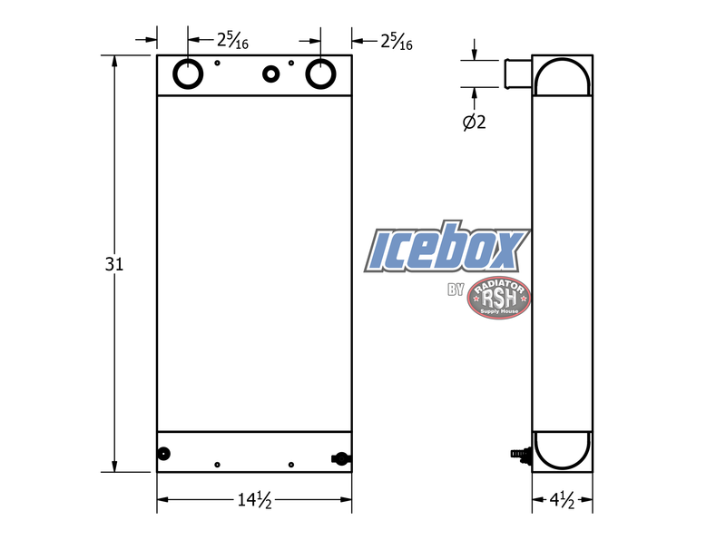 Load image into Gallery viewer, Hyster H190HD Radiator # 940219
