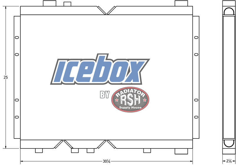 Load image into Gallery viewer, Toyota 4FD150, 4FD180, 4FD200 Radiator # 940223
