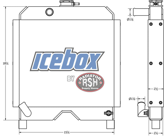 Swinger Forklift Radiator # 940225