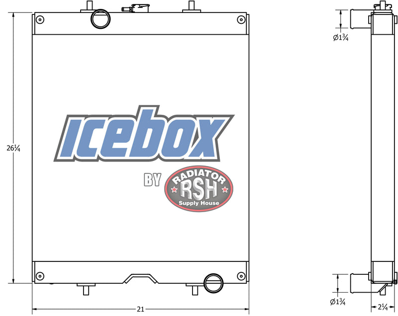 Load image into Gallery viewer, Sky Trak Telehandler Radiator # 940234
