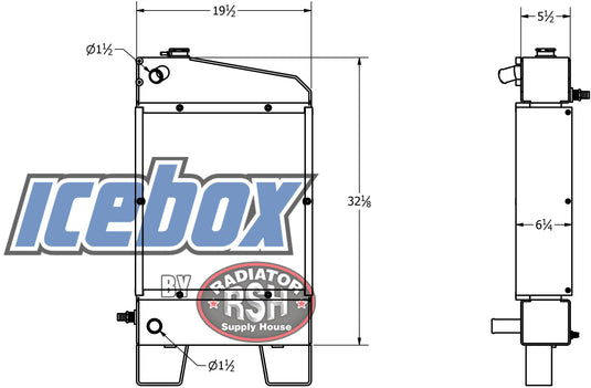 Manitou MLT629, MLT633, MLT633TLS Radiator