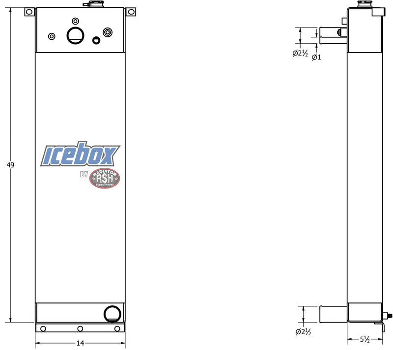 Load image into Gallery viewer, Madill 3800C Radiator # 950016
