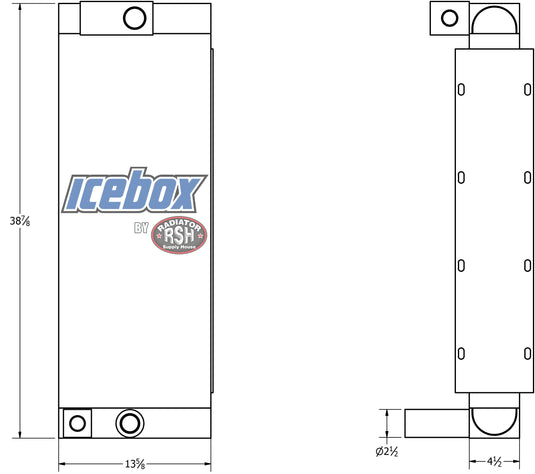 Timbco 445B,445D,3477C,22489 Oil Cooler