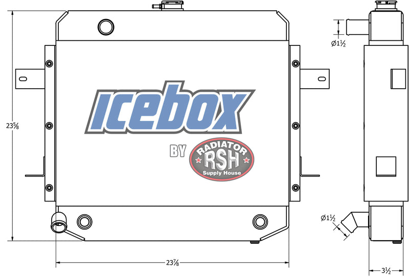 Load image into Gallery viewer, Clark GPX40 Radiator # 950162
