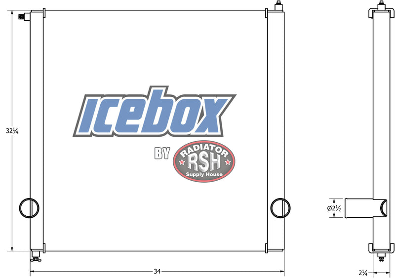 Load image into Gallery viewer, Pierce Fire Truck Radiator # 950179
