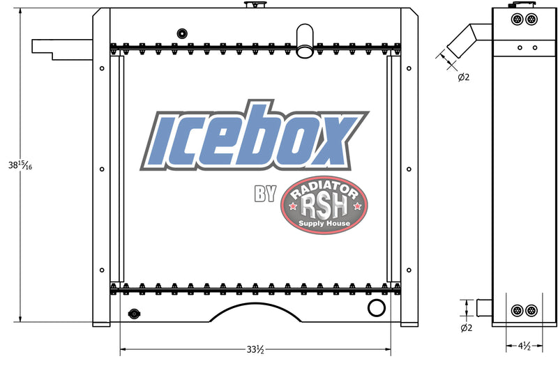 Load image into Gallery viewer, Thunderbird 6150 Yarder Radiator # 950478
