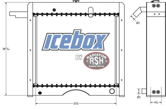 Thunderbird 6150 Yarder Radiator