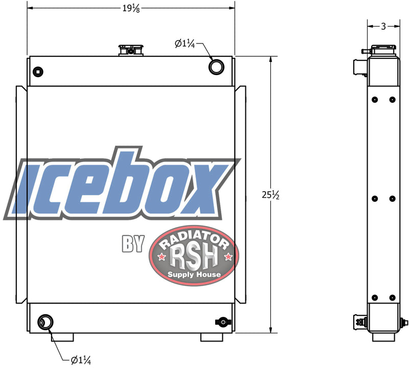 Load image into Gallery viewer, Morbark Beever, M12RX Radiator # 950491

